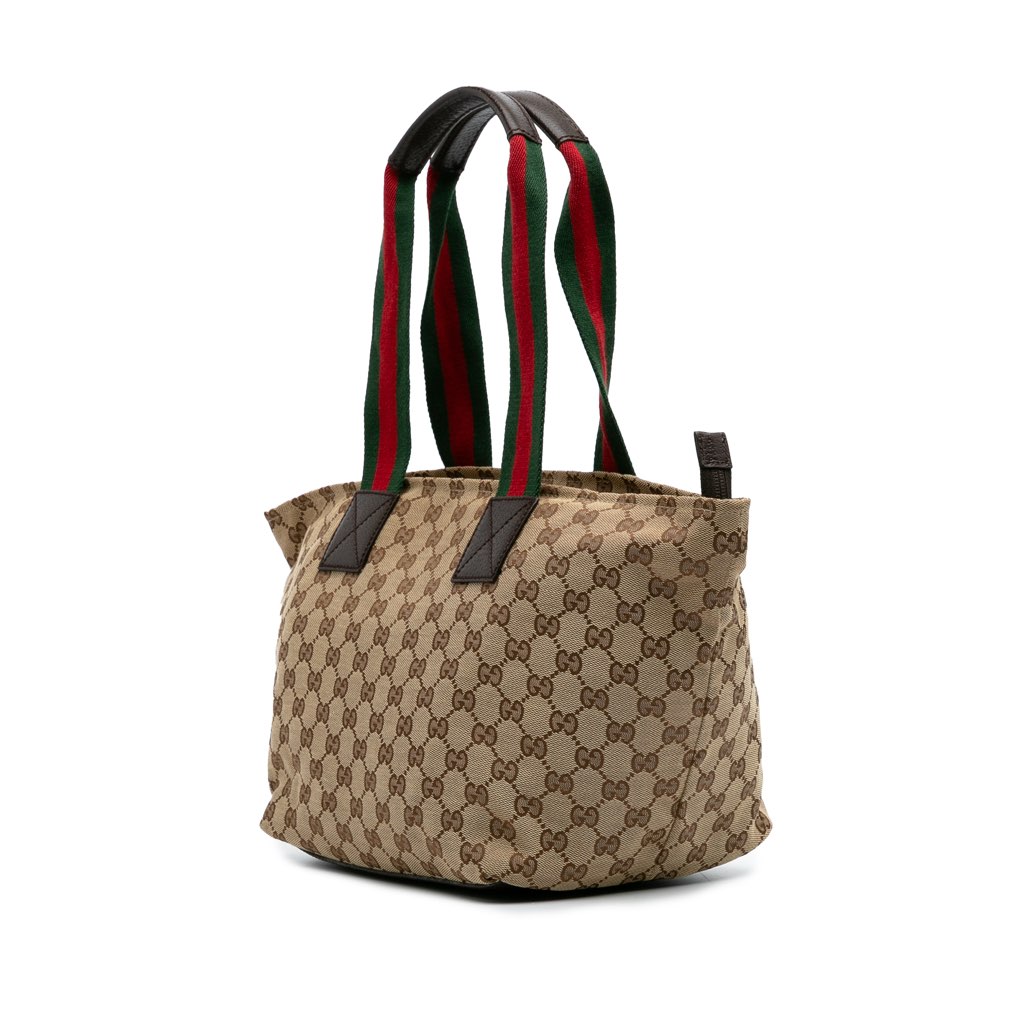 Gucci GG Canvas Web Tote - 2