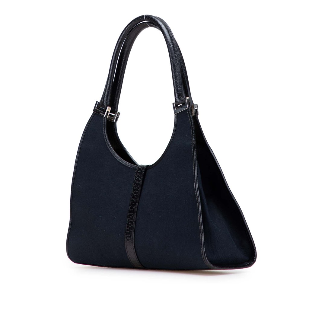 Gucci Canvas Jackie Bardot Shoulder Bag - 2