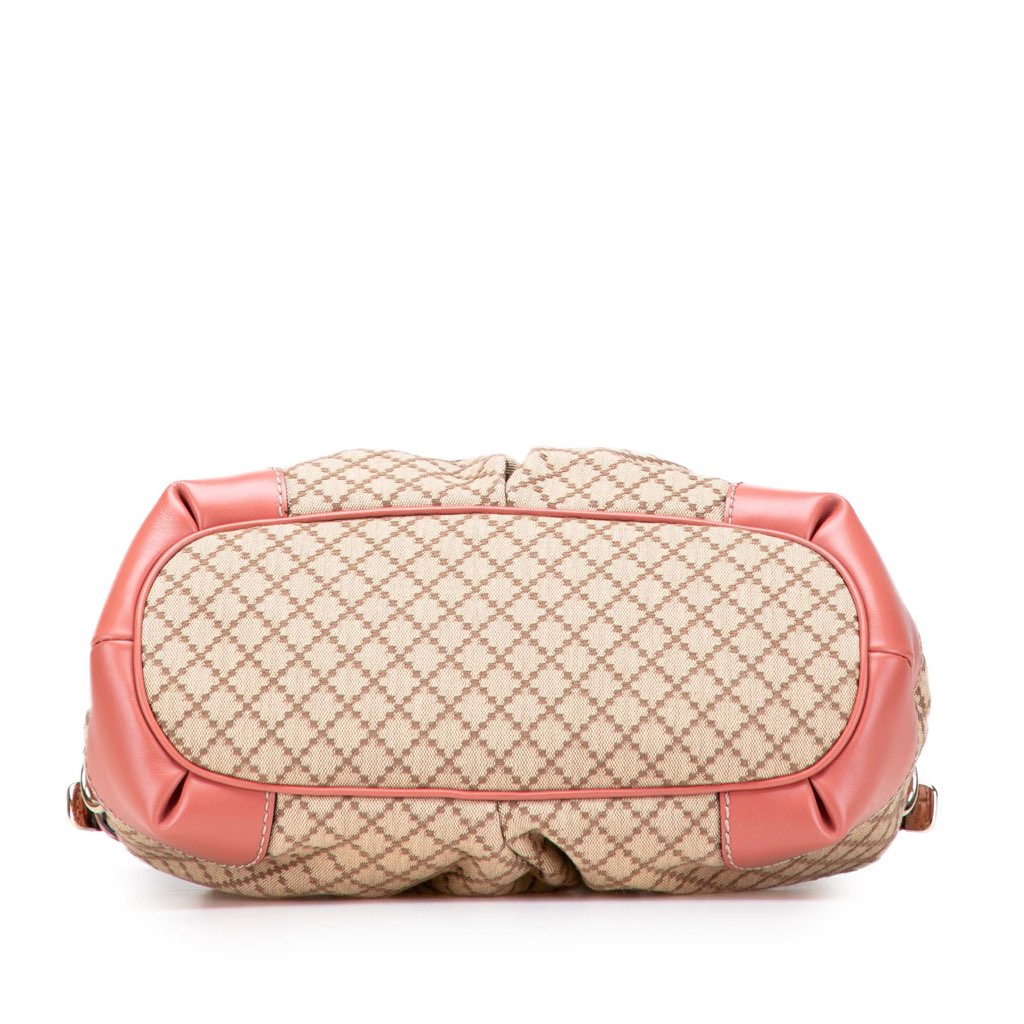 Gucci Diamante Canvas Sukey Satchel - Image 6