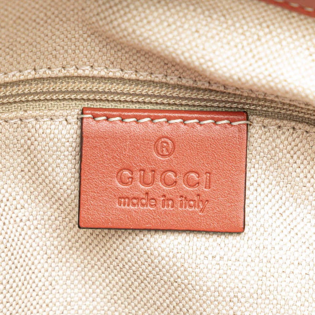 Gucci Diamante Canvas Sukey Satchel - Side view