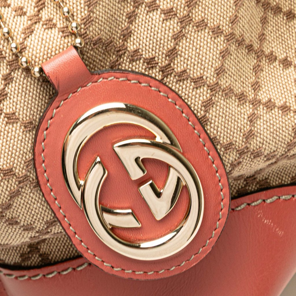 Gucci Diamante Canvas Sukey Satchel - Image 10