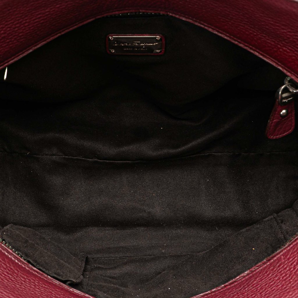 Salvatore Ferragamo Leather Verve Tote - 4