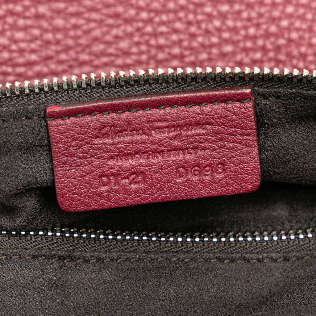 Salvatore Ferragamo Leather Verve Tote - Detail 1