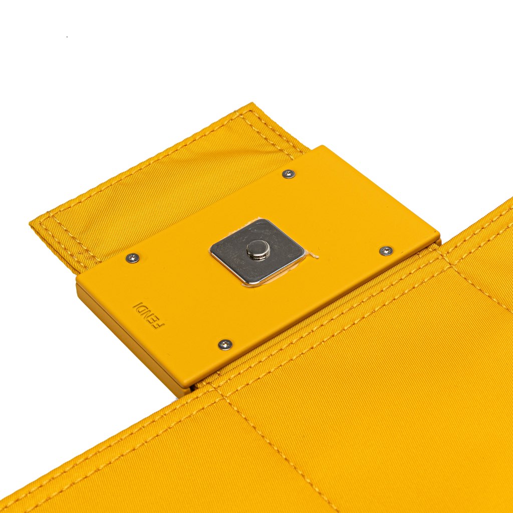 Fendi Large Econyl Nylon Baguette Satchel - Image 12