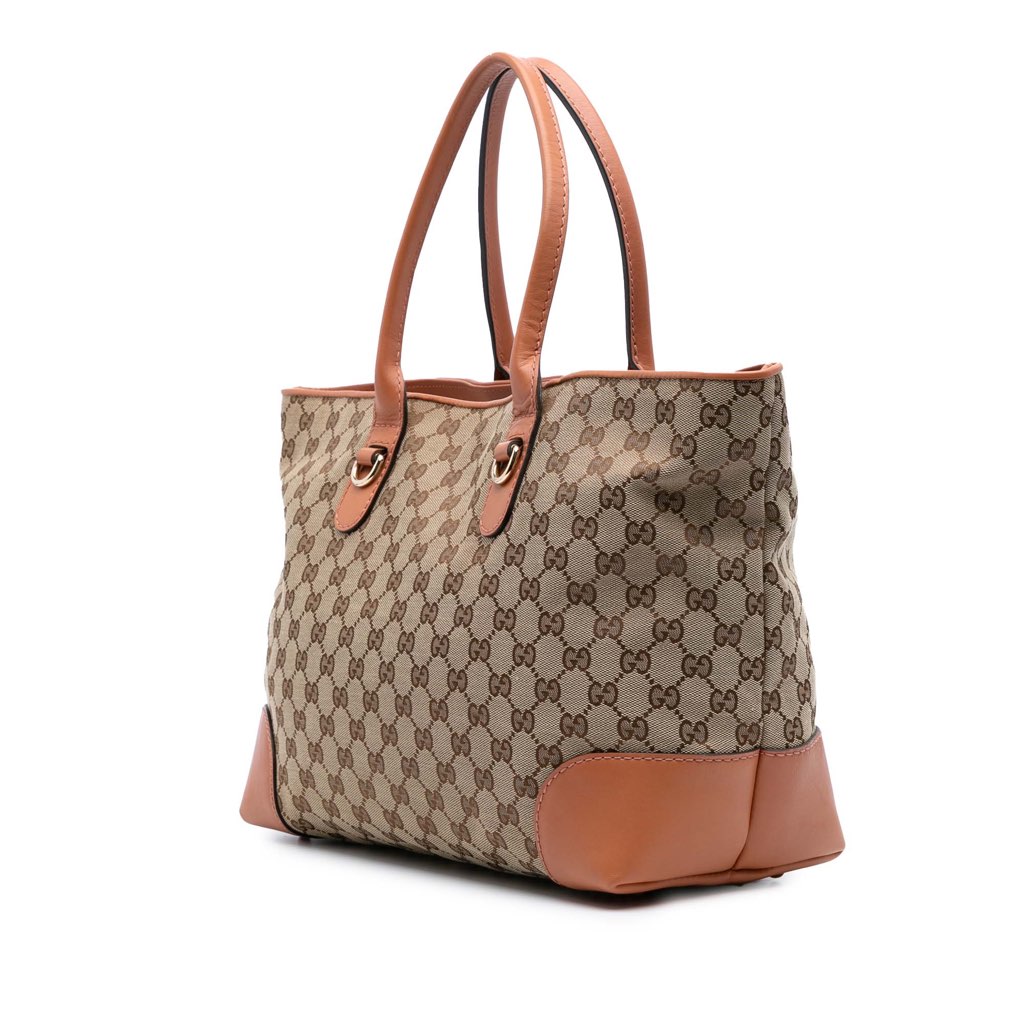 Gucci GG Canvas Heart Bit Tote - Back view