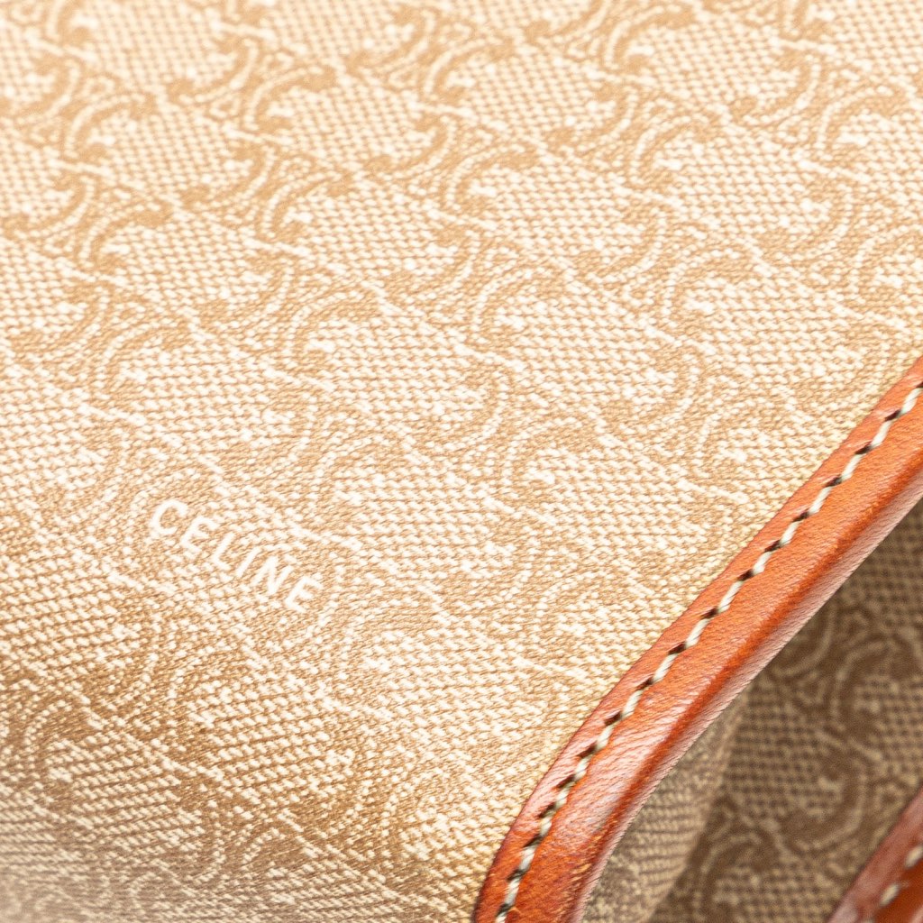 Celine Macadam Coated Canvas Clutch - Image 10