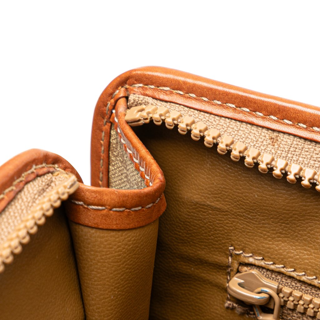 Celine Macadam Coated Canvas Clutch - Image 11