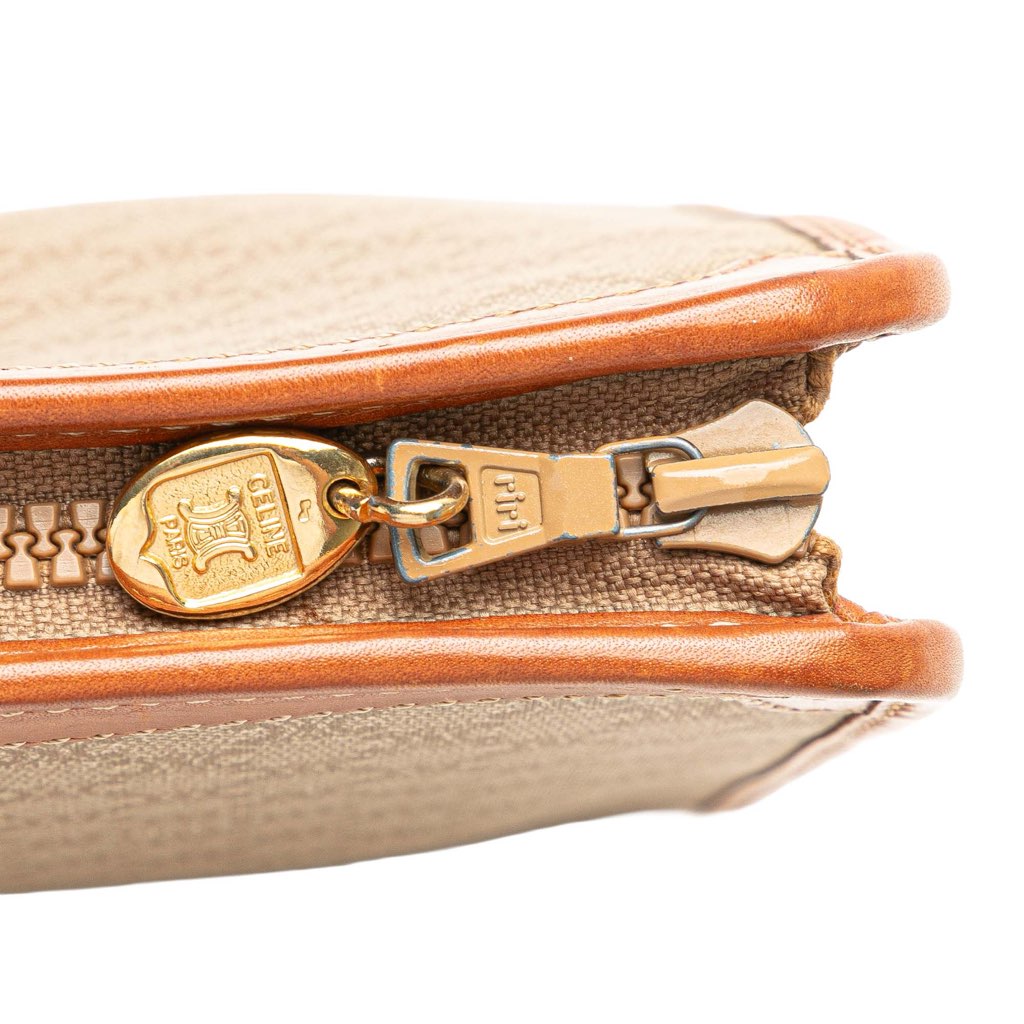 Celine Macadam Coated Canvas Clutch - Image 12