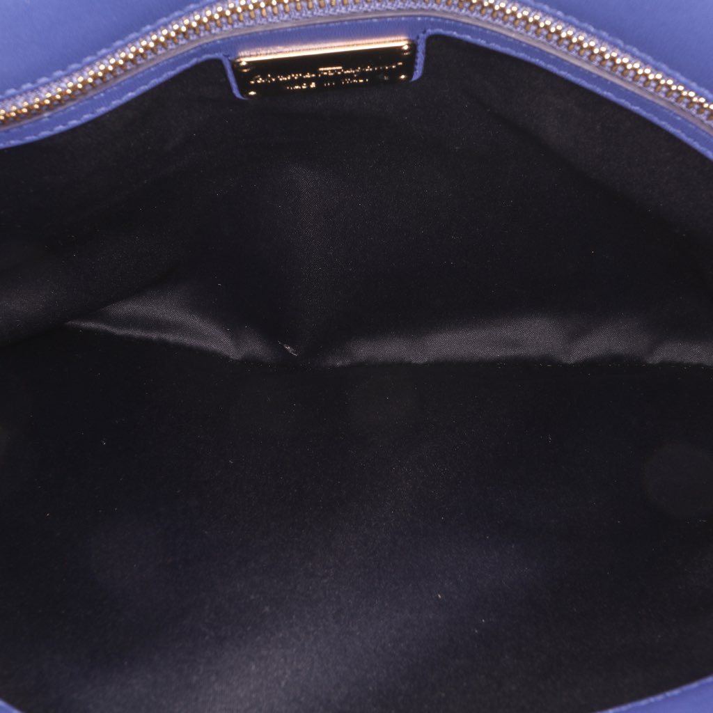 Salvatore Ferragamo Leather Fiamma East West Tote - 5