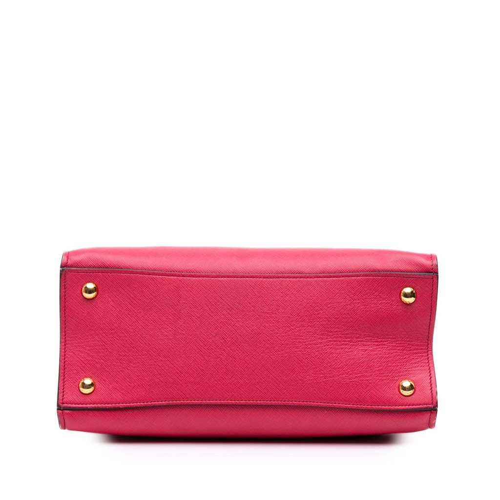 Prada Saffiano Soft Triple Pocket Tote - Image 6