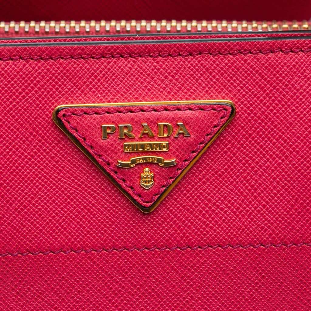 Prada Saffiano Soft Triple Pocket Tote - Side view