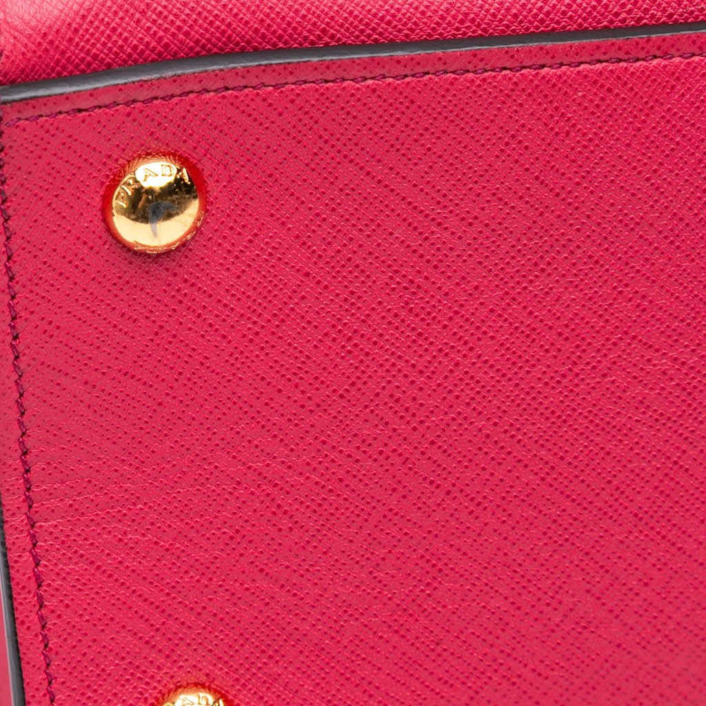 Prada Saffiano Soft Triple Pocket Tote - Image 11