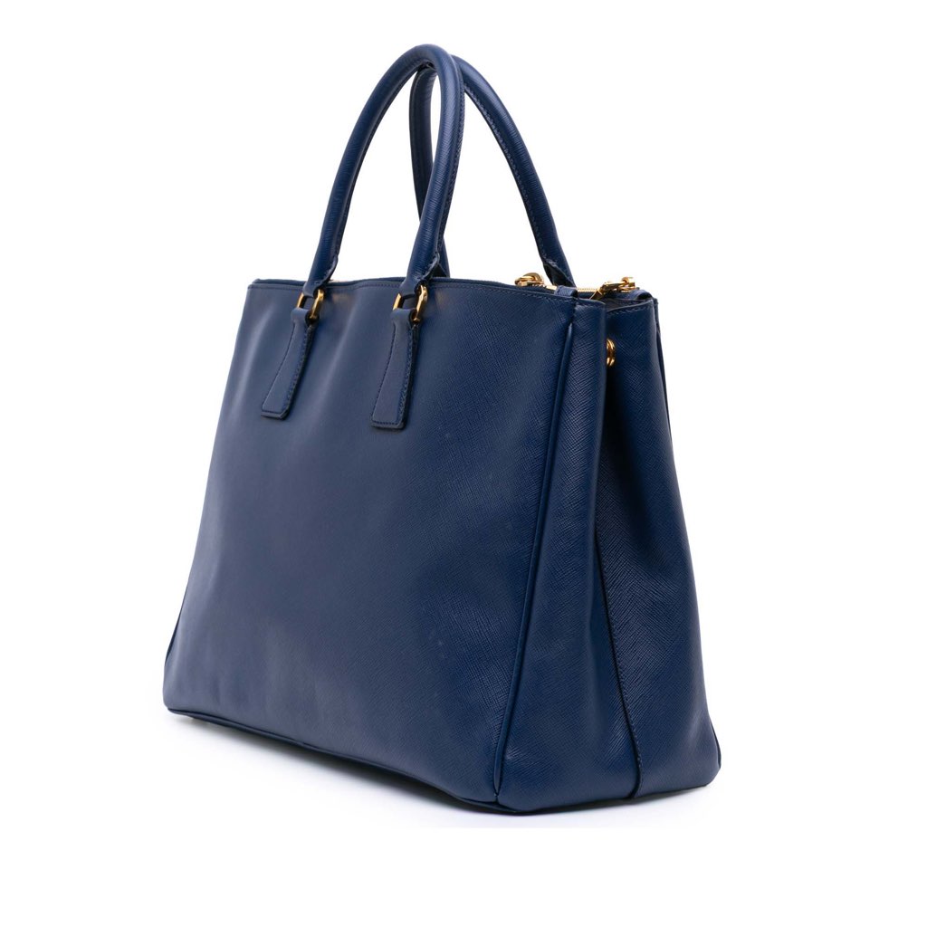 Prada Large Saffiano Lux Galleria Double Zip Satchel - 2