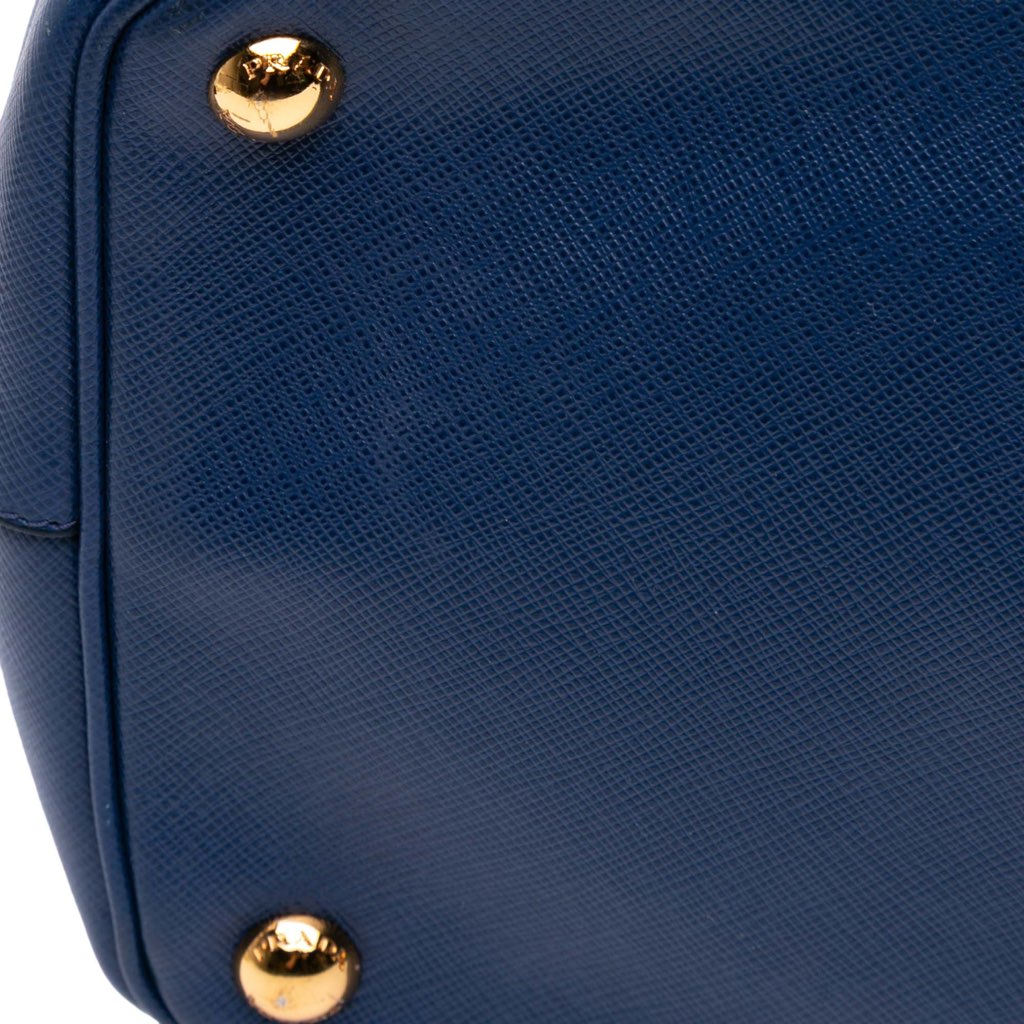Prada Large Saffiano Lux Galleria Double Zip Satchel - 5