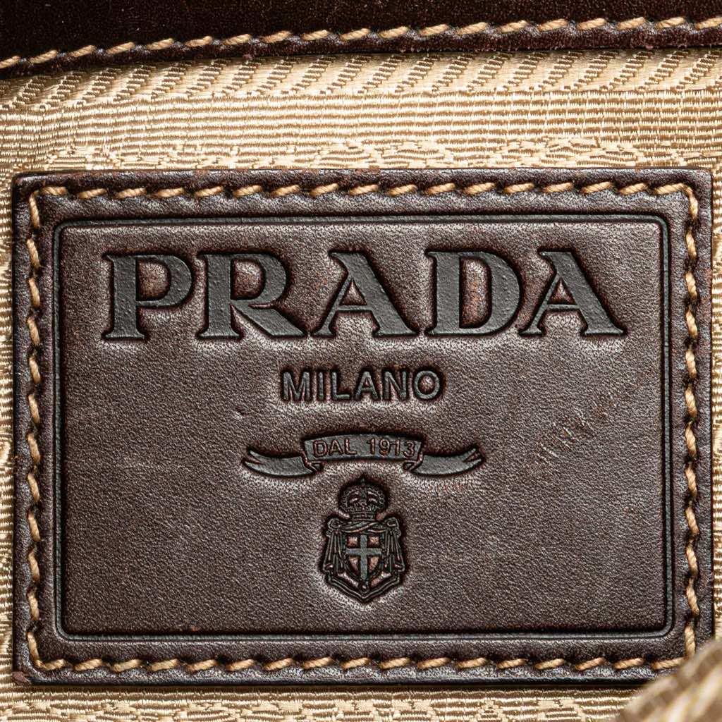 Prada Canvas Canapa Logo Crossbody - 5