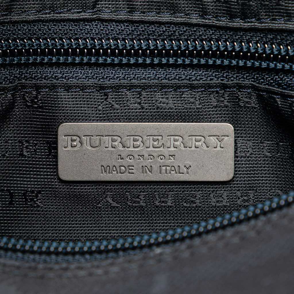 Burberry Tonal Check Canvas Boston Bag - 5