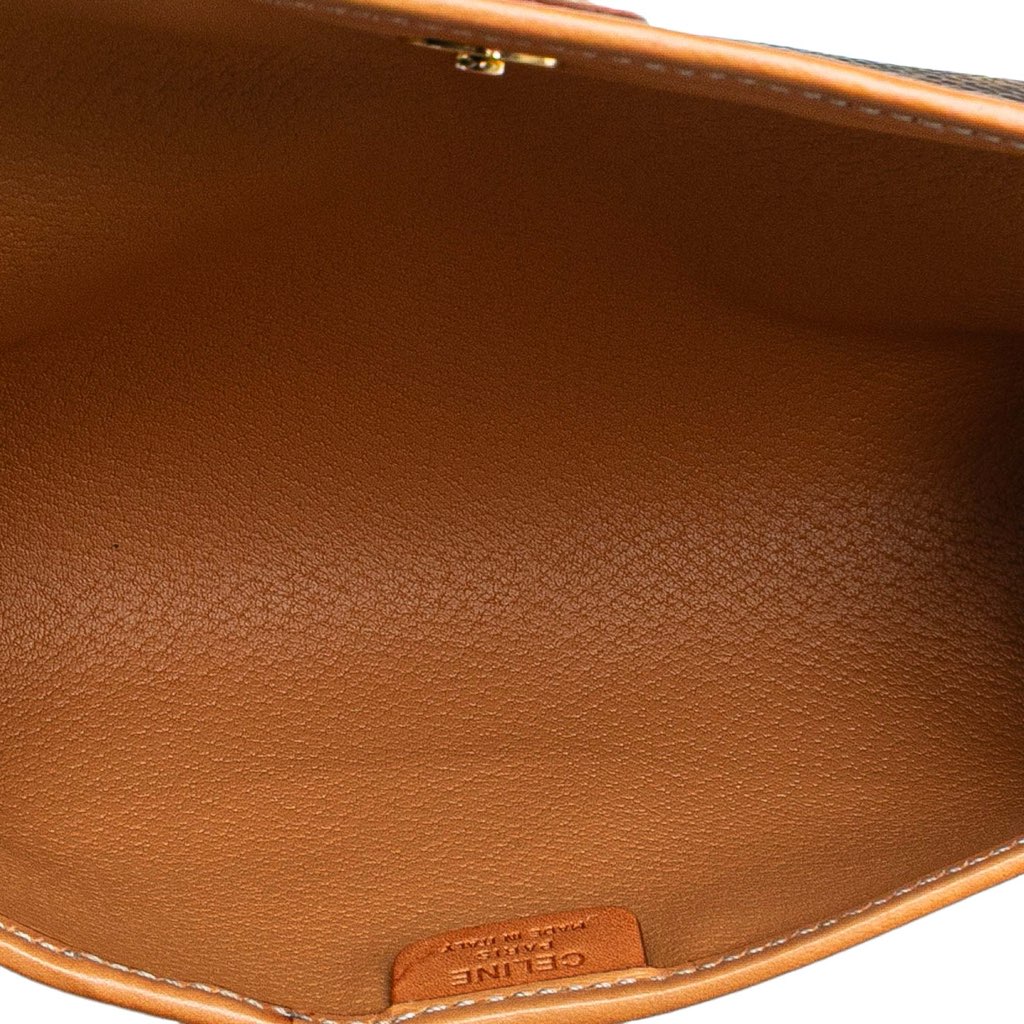 Celine Macadam Coated Canvas Clutch - 4