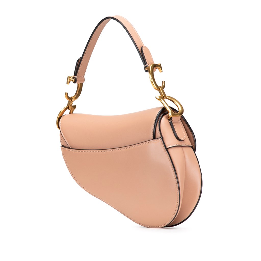 Dior Mini Calfskin Saddle Bag - 2