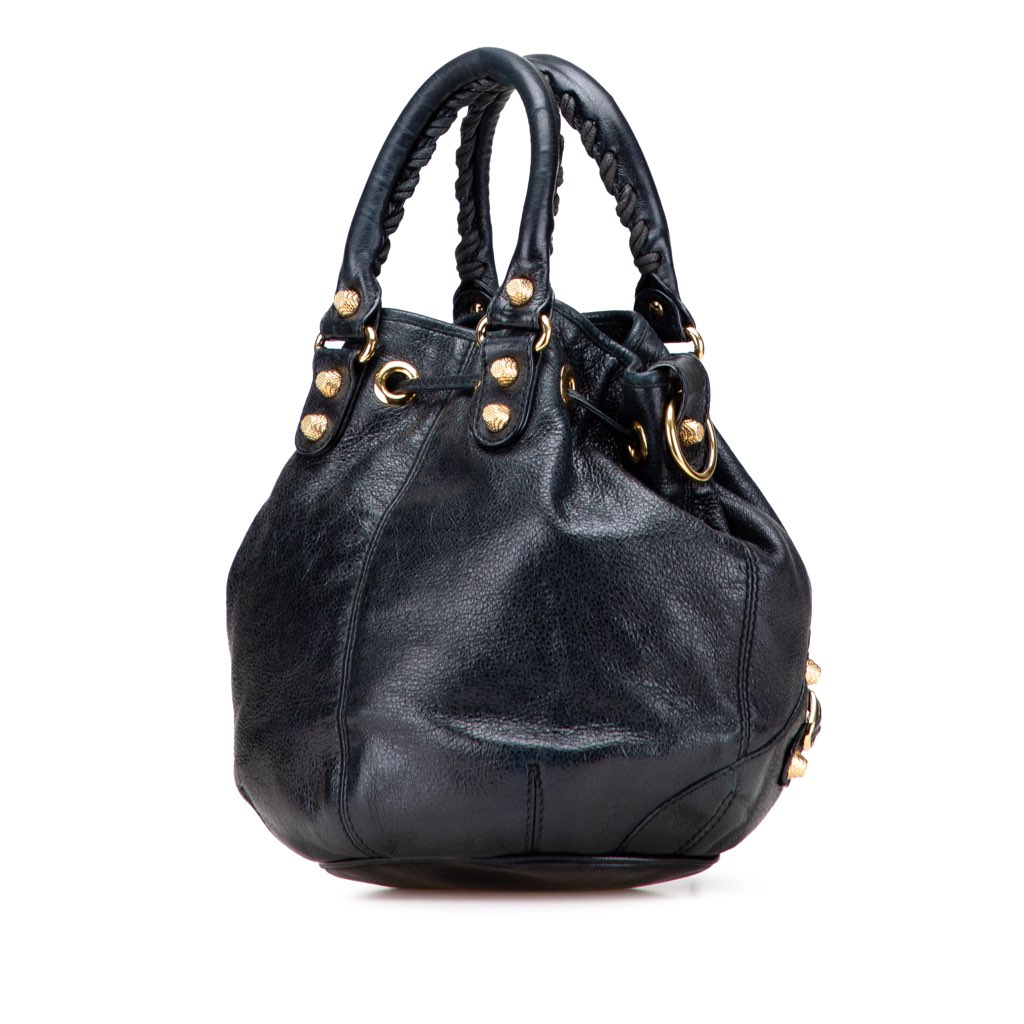 Balenciaga Mini Lambskin Motocross Giant 12 Pompon Bag - 2