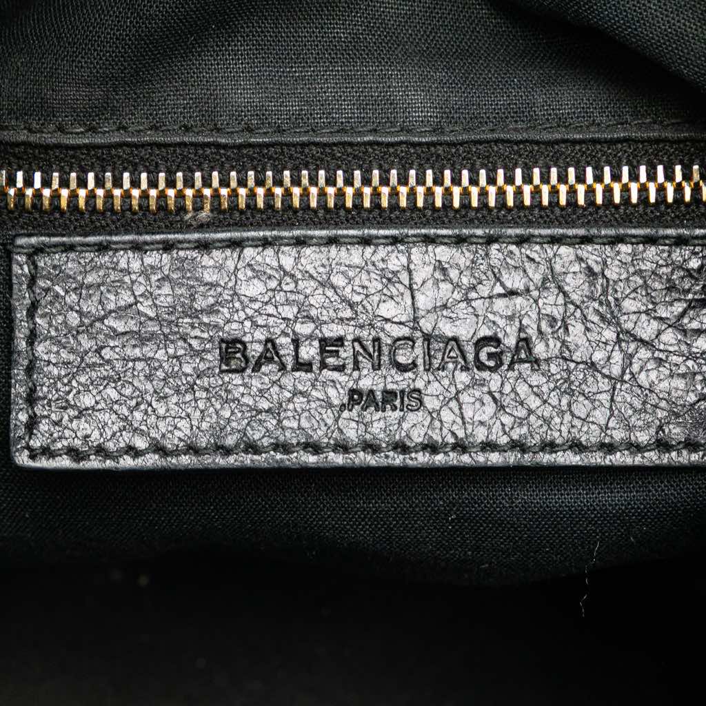 Balenciaga Mini Lambskin Motocross Giant 12 Pompon Bag - 5