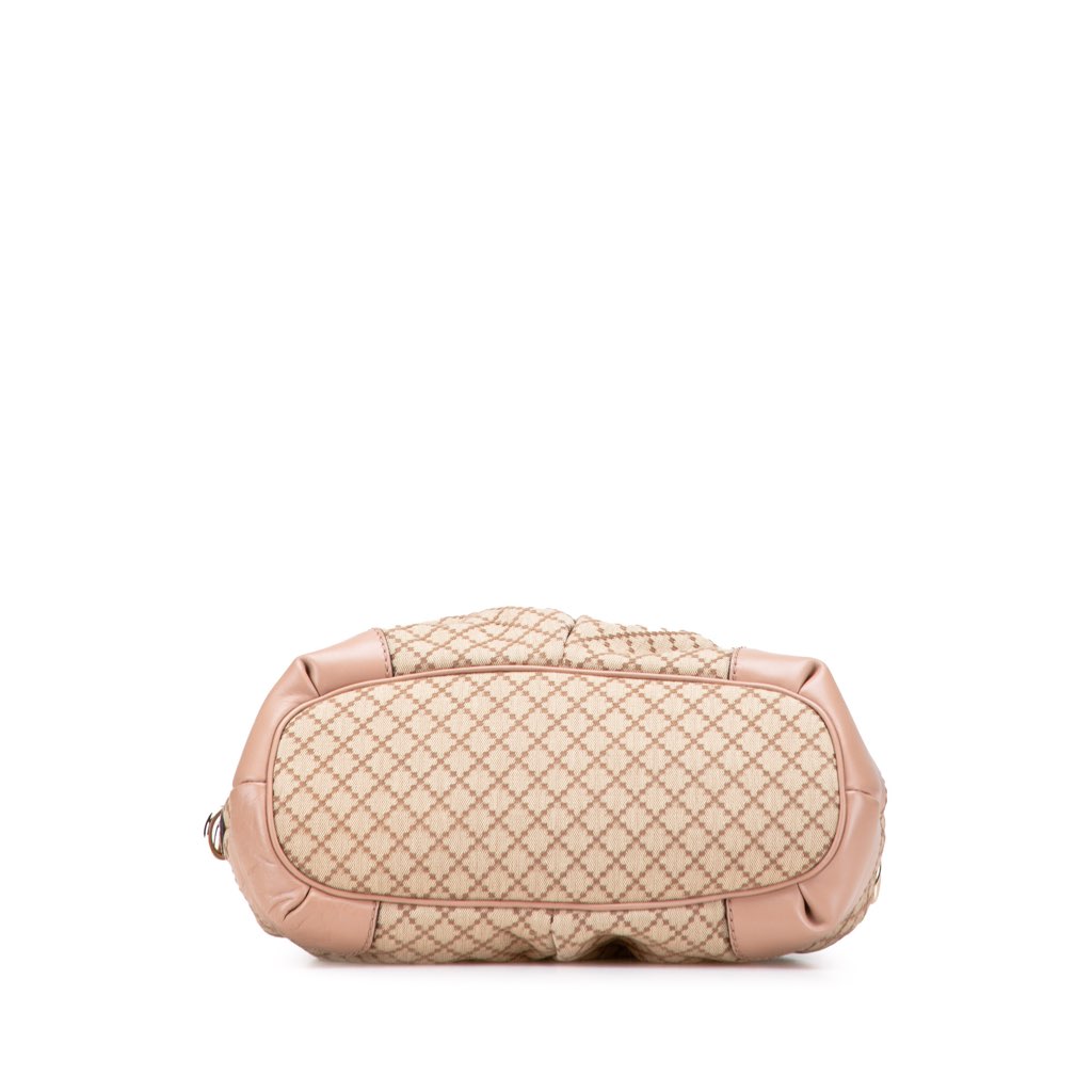 Gucci Diamante Canvas Sukey Satchel - Image 6