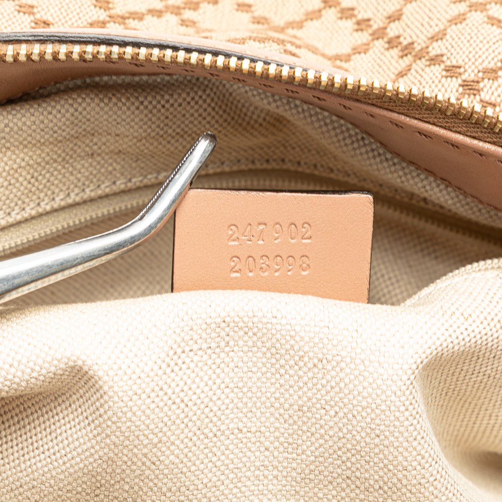 Gucci Diamante Canvas Sukey Satchel - Detail 1