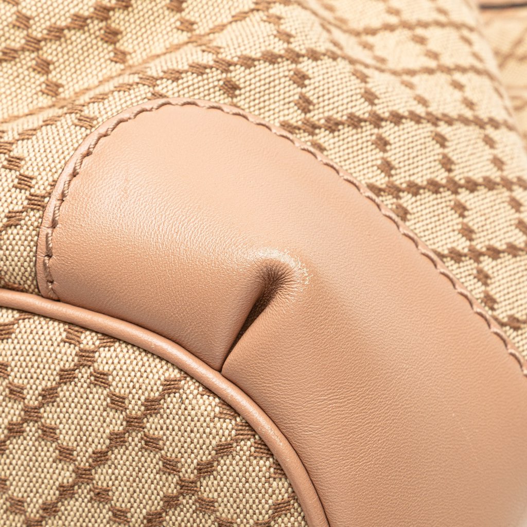 Gucci Diamante Canvas Sukey Satchel - Image 11