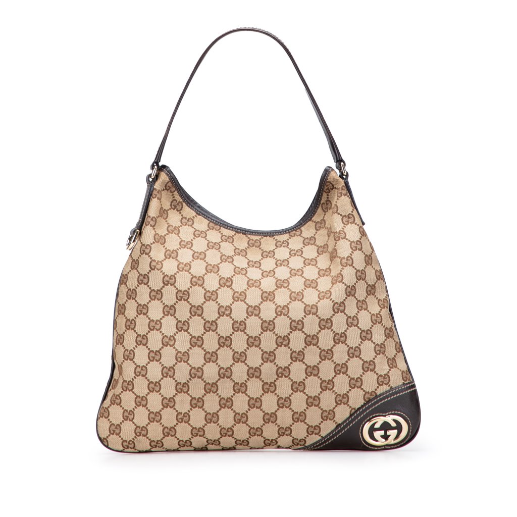 Gucci GG Canvas New Britt Hobo