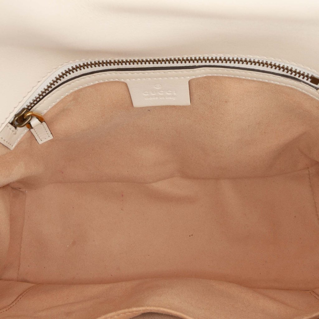 Gucci Small GG Marmont Matelasse Leather Top Handle Bag - 4