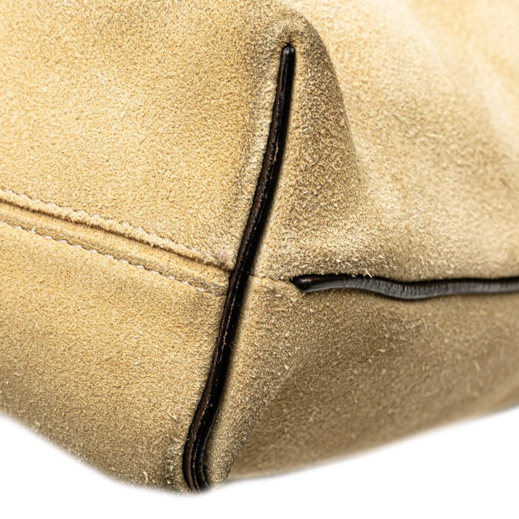 Loewe Small Suede Flamenco Knot Hobo - Image 10