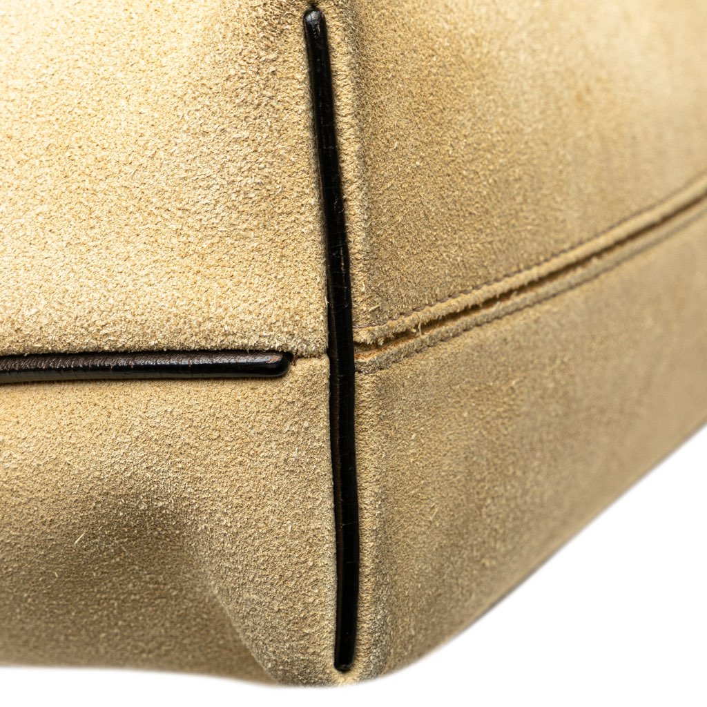 Loewe Small Suede Flamenco Knot Hobo - Image 11