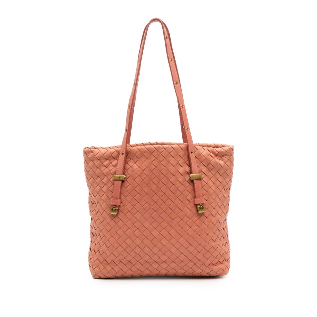 Bottega Veneta Mini Nappa Intrecciato Shopper Tote