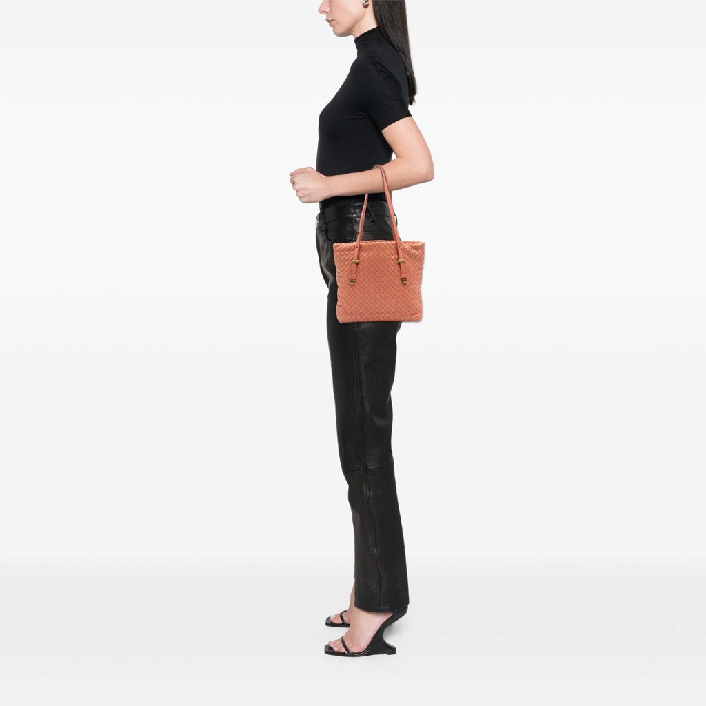 Bottega Veneta Mini Nappa Intrecciato Shopper Tote - Image 10