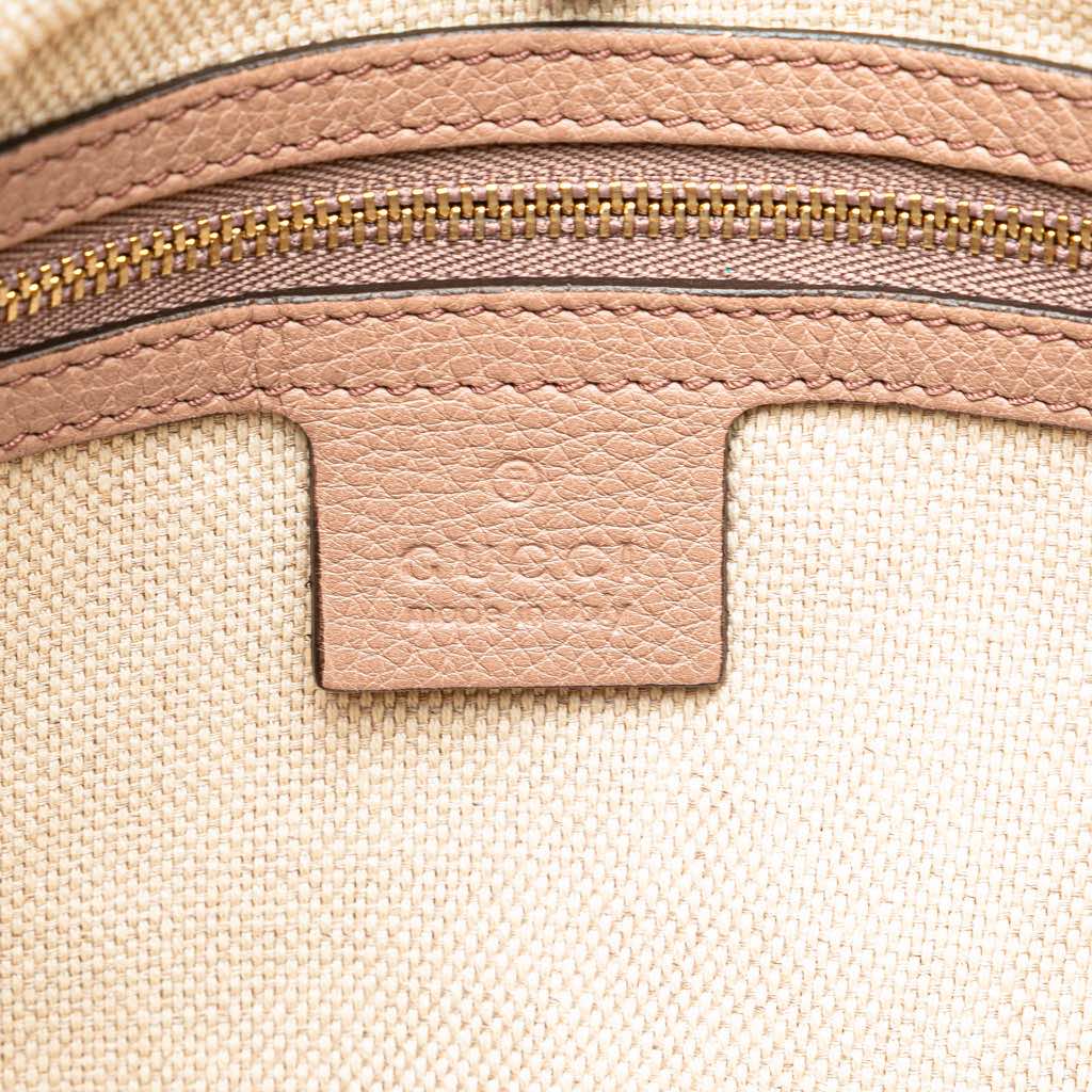 Gucci Medium Leather Soho Chain Tote - Side view