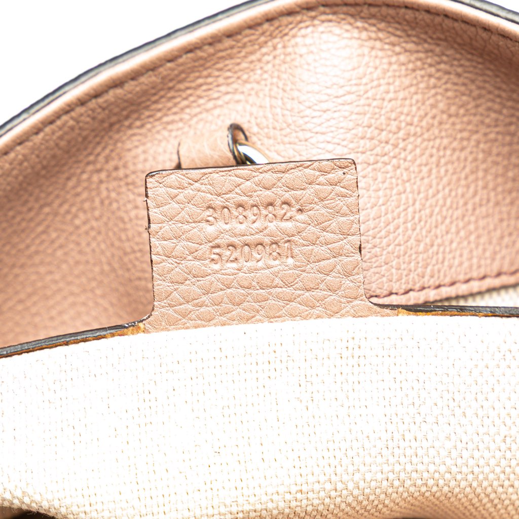 Gucci Medium Leather Soho Chain Tote - Detail 1