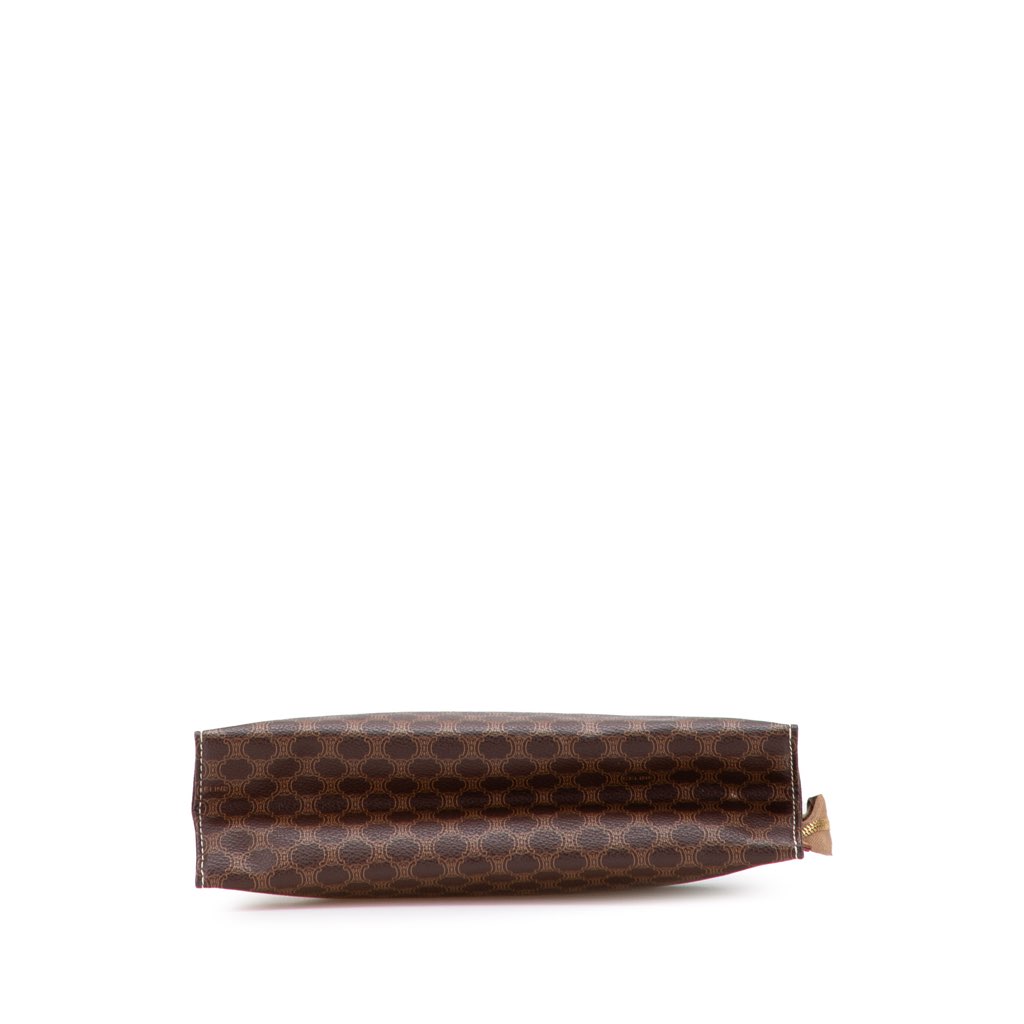 Celine Macadam Coated Canvas Clutch - Image 6