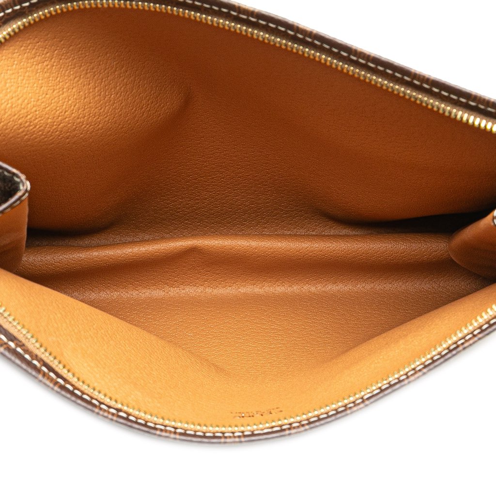 Celine Macadam Coated Canvas Clutch - 4