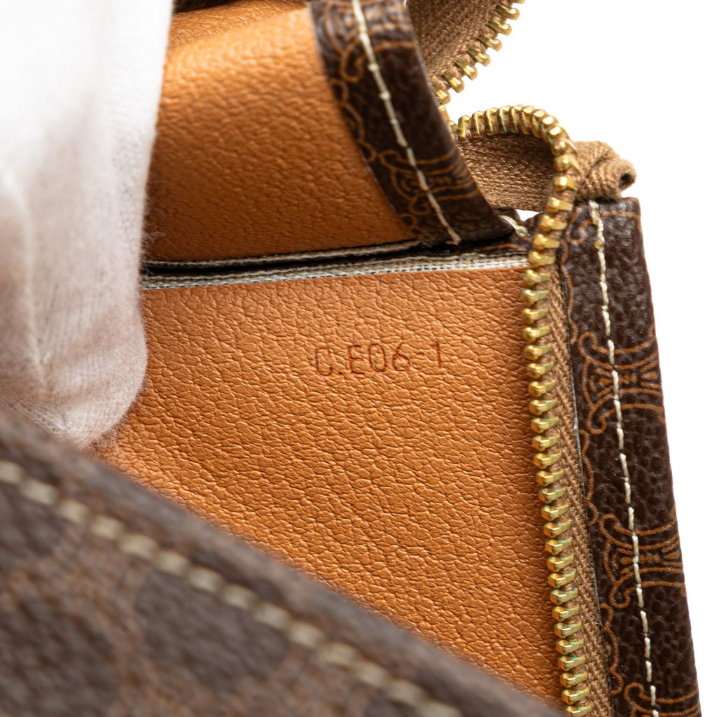 Celine Macadam Coated Canvas Clutch - Detail 1