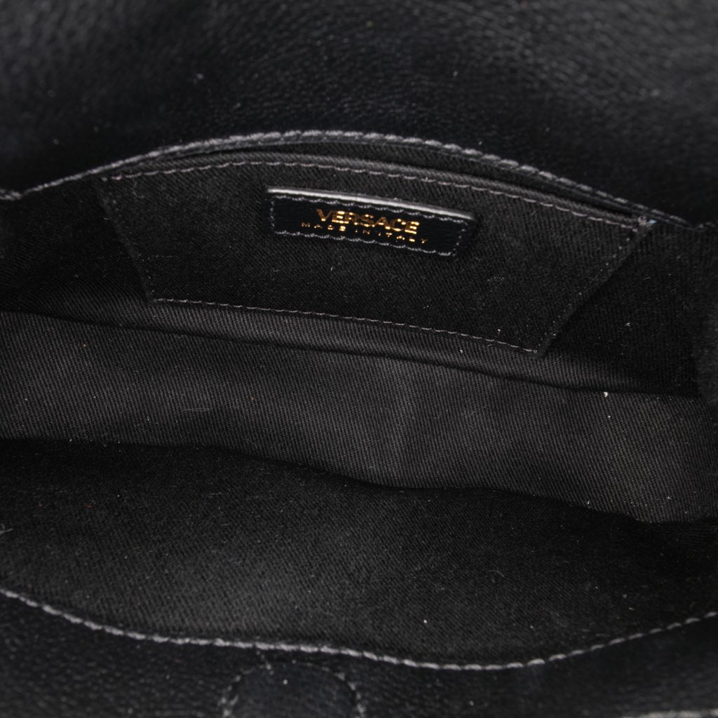 Versace Small Leather La Medusa Chain Hobo - 4