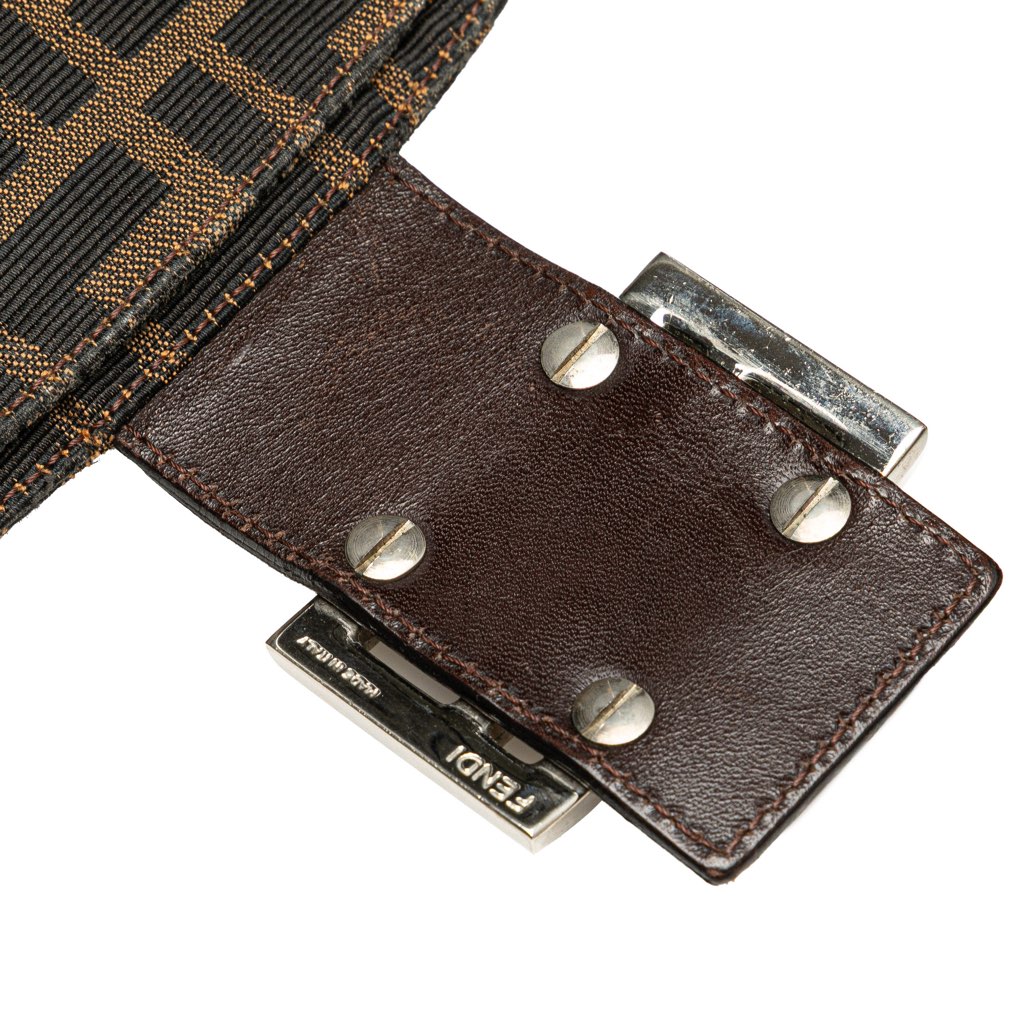 Fendi Zucca Canvas Shoulder Bag - Image 10