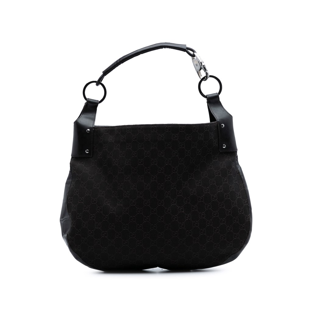 Gucci Large GG Denim Hobo