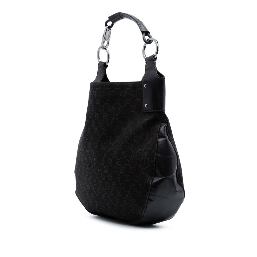 Gucci Large GG Denim Hobo - 2