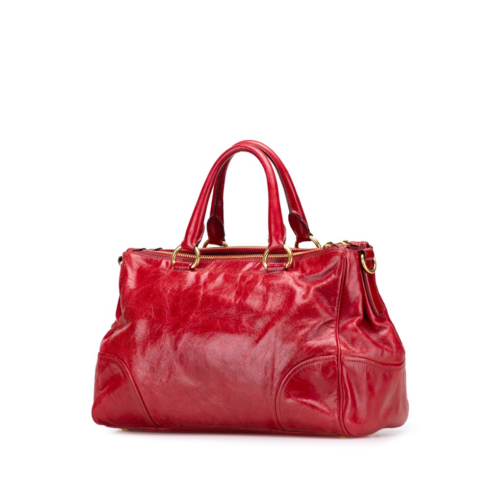 Prada Vitello Shine Bauletto Satchel - 2