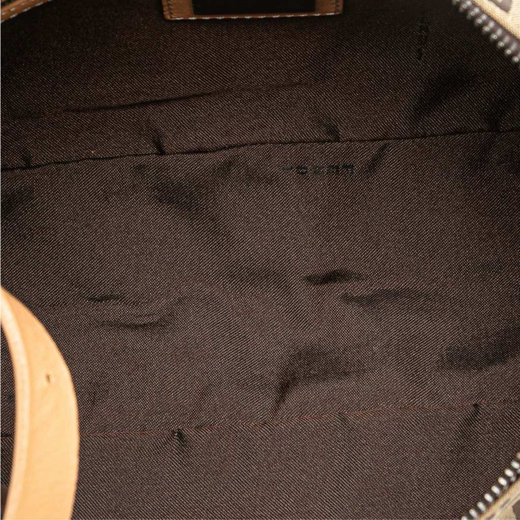 Fendi Zucchino Canvas Shoulder Bag - 4