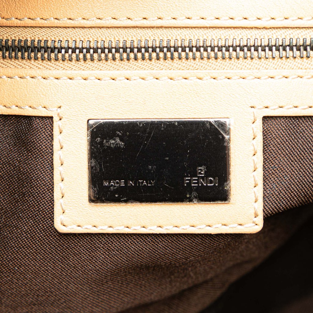 Fendi Zucchino Canvas Shoulder Bag - 5