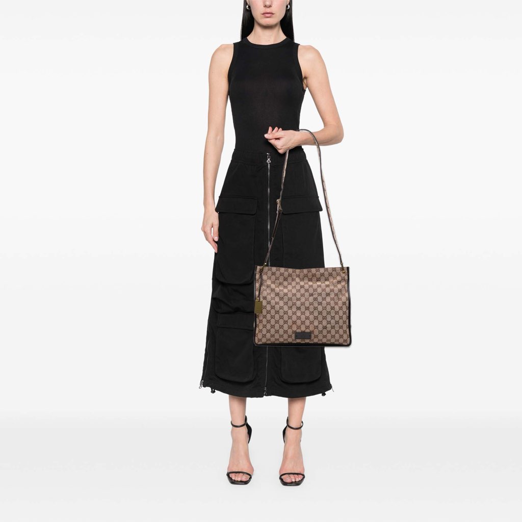 Gucci GG Canvas Messenger Bag - Image 13