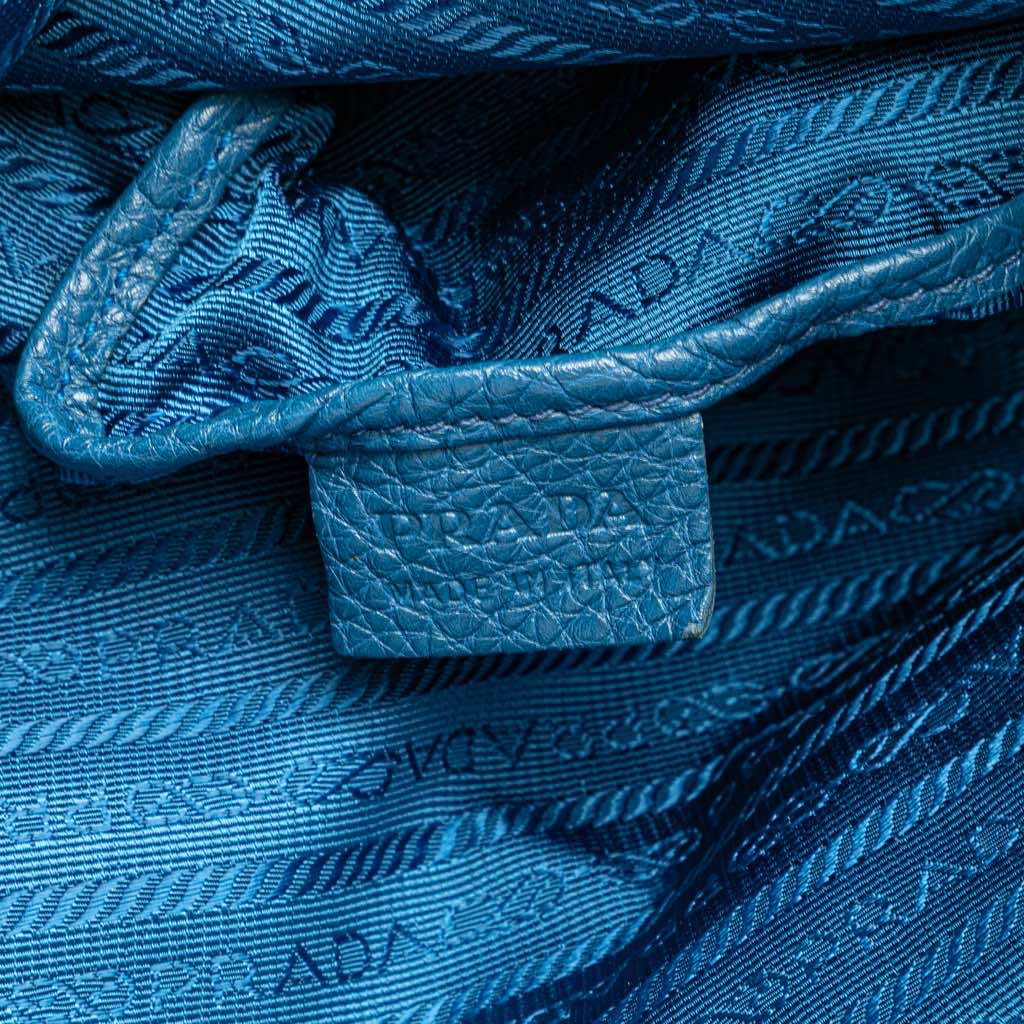 Prada Vitello Daino Open Convertible Tote - Side view