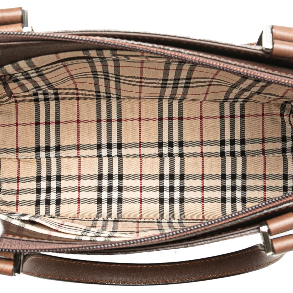 Burberry Leather Tote - 4
