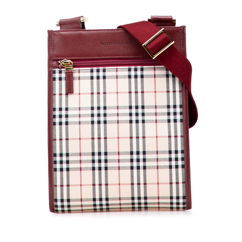 Burberry House Check Canvas Crossbody