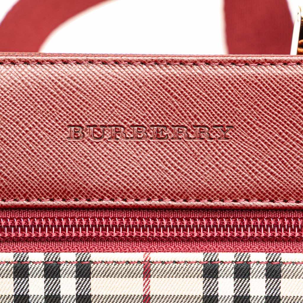 Burberry House Check Canvas Crossbody - Detail 1